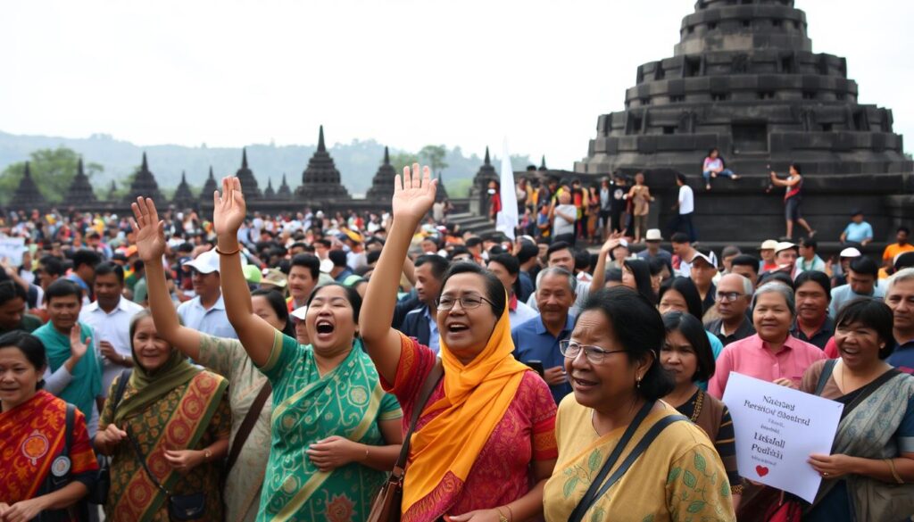 aksi warga borobudur untuk melestarikan budaya
