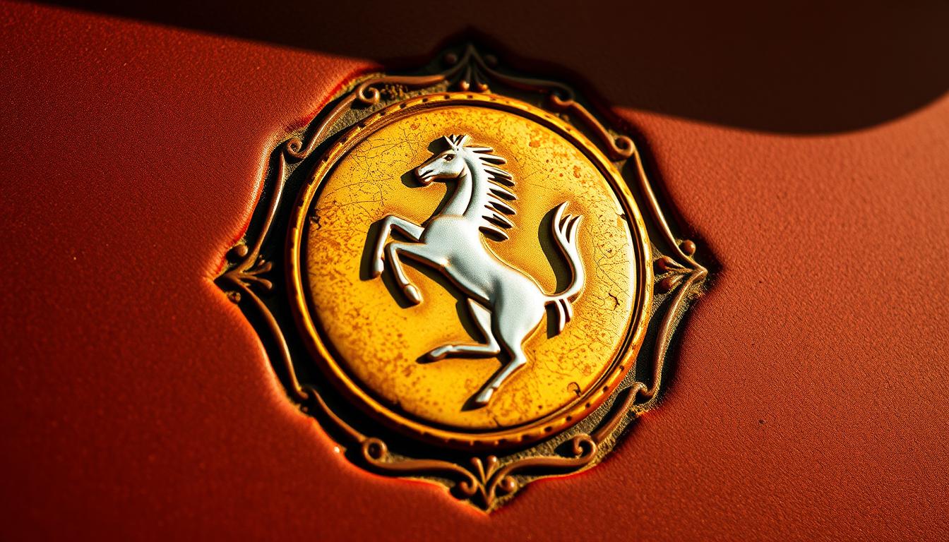 keunikan logo kuda jingkrak ferrari yang dicatat tangan
