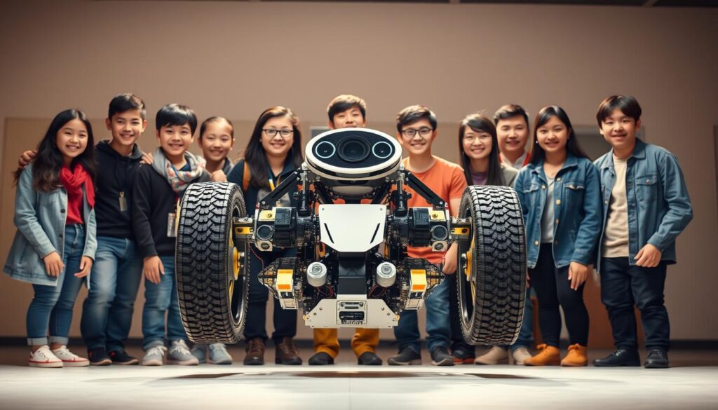 keberhasilan mahasiswa dalam perlombaan robotik global